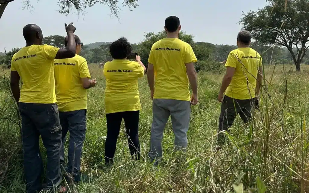asi se vive un safari en grupo